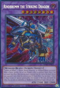 Rindbrumm the Striking Dragon - RA02-EN025 - Secret Rare 1st Edition