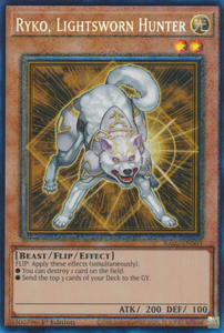 Ryko, Lightsworn Hunter - RA02-EN003 - Collector's Rare 1st Edition