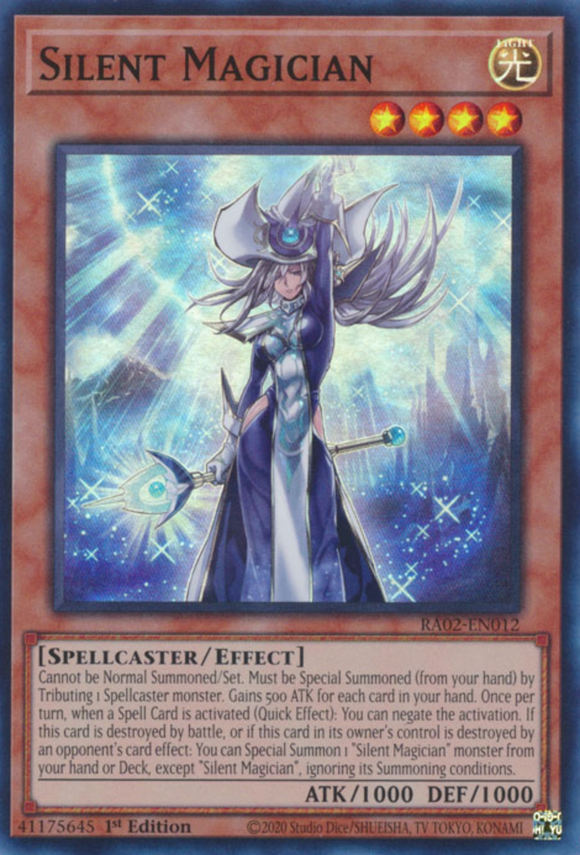 Silent Magician - RA02-EN012 - Super Rare 1st Edition