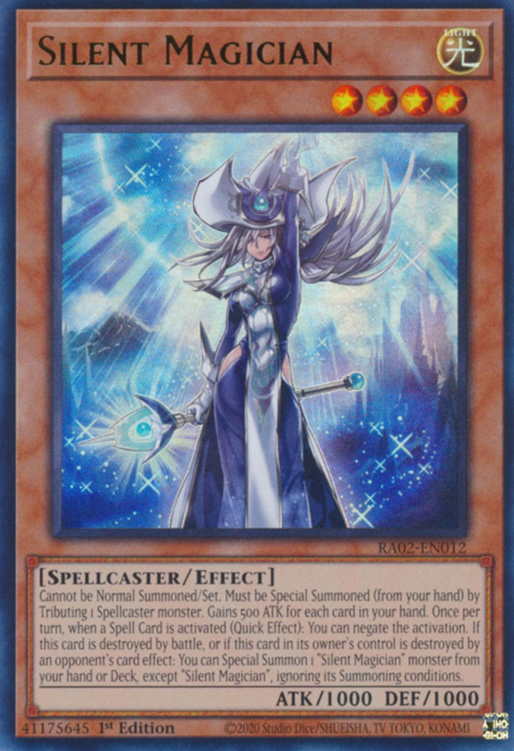 Silent Magician - RA02-EN012 - Ultimate Rare 1st Edition