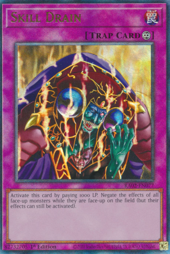 Skill Drain - RA02-EN077 - Ultimate Rare 1st Edition