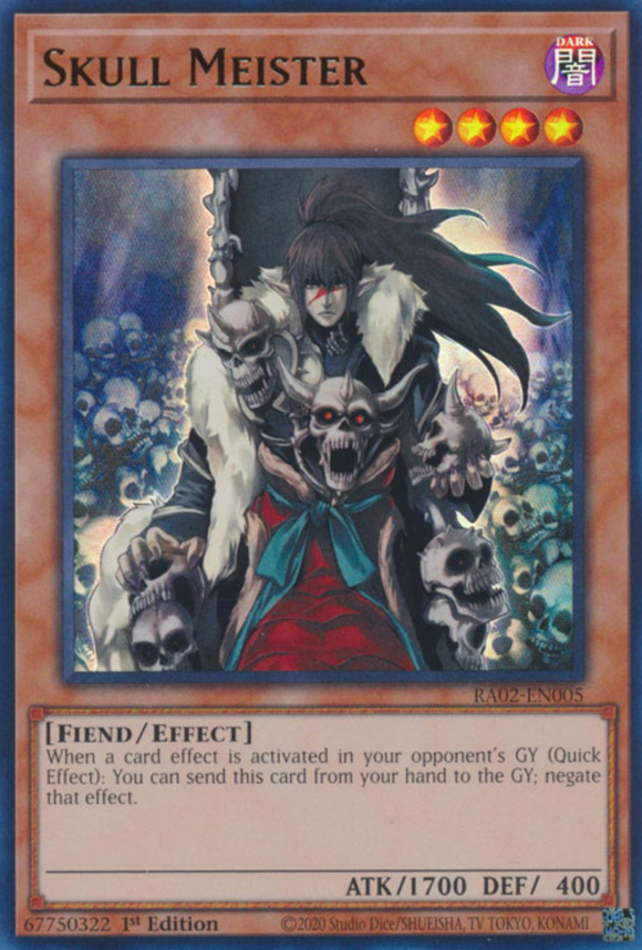 Skull Meister - RA02-EN005 - Ultra Rare 1st Edition