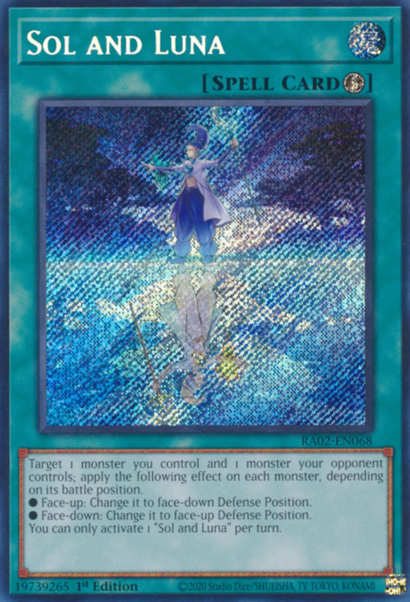 Sol and Luna - RA02-EN068 - Secret Rare 1st Edition
