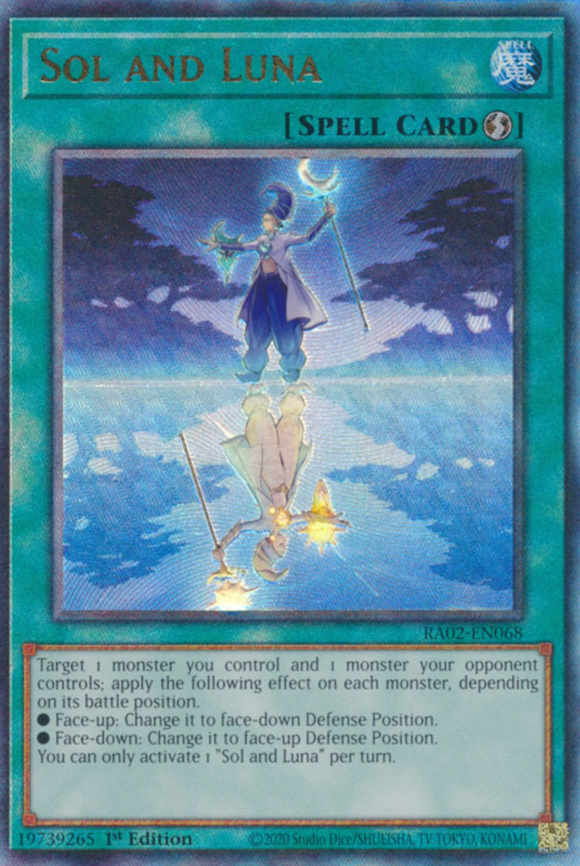 Sol and Luna - RA02-EN068 - Ultimate Rare 1st Edition