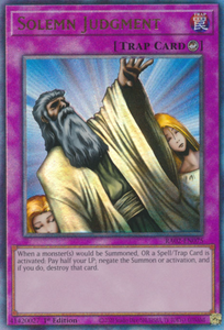 Solemn Judgment - RA02-EN075 - Ultimate Rare 1st Edition