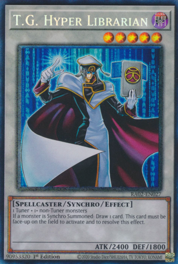 T.G. Hyper Librarian - RA02-EN027 - Collector's Rare 1st Edition