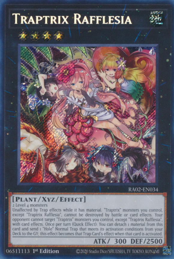 Traptrix Rafflesia - RA02-EN034 - Secret Rare 1st Edition