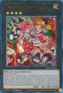 Traptrix Rafflesia - RA02-EN034 - Ultimate Rare 1st Edition