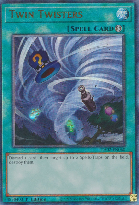Twin Twisters - RA02-EN060 - Ultimate Rare 1st Edition