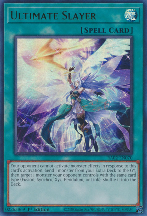 Ultimate Slayer - RA02-EN070 - Ultra Rare 1st Edition