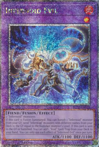 Infernoid Evil - BLTR-EN013 - Quarter Century Secret Rare 1st Edition