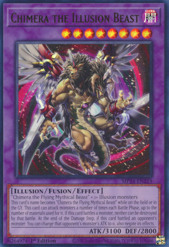 Chimera the Illusion Beast - MP24-EN219 - Ultra Rare 1st Edition
