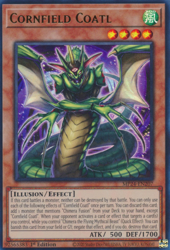 Cornfield Coatl - MP24-EN207 - Ultra Rare 1st Edition
