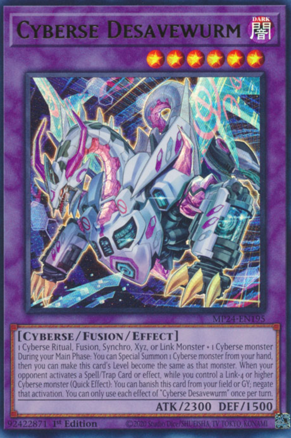 Cyberse Desavewurm - MP24-EN195 - Ultra Rare 1st Edition