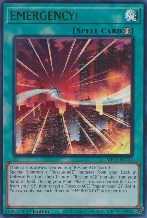 EMERGENCY! - MP24-EN222 - Ultra Rare 1st Edition