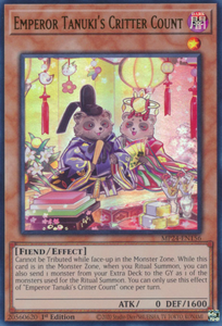 Emperor Tanuki's Critter Count - MP24-EN156 - Ultra Rare 1st Edition
