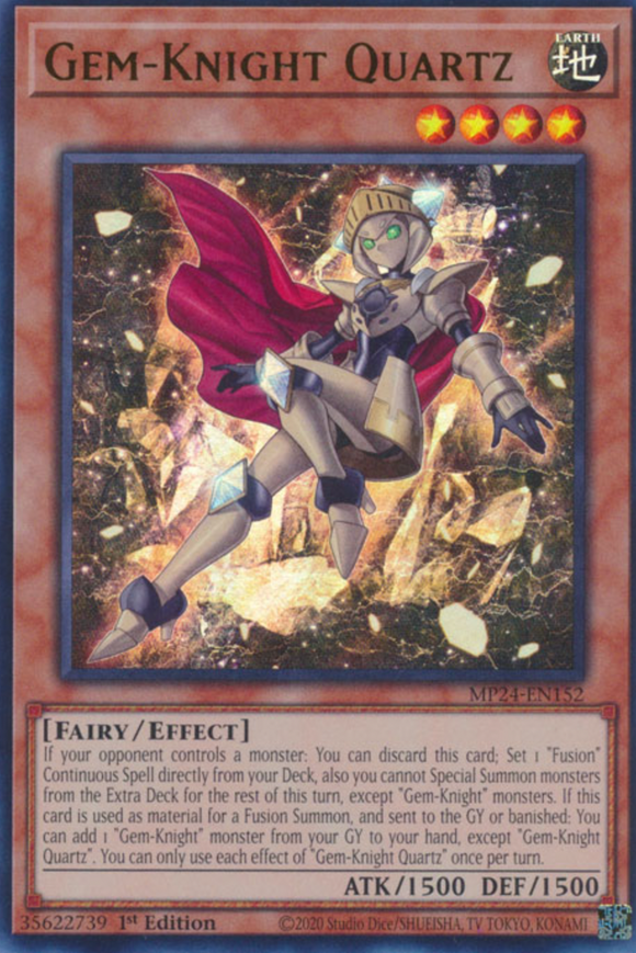 Gem-Knight Quartz - MP24-EN152 - Ultra Rare 1st Edition