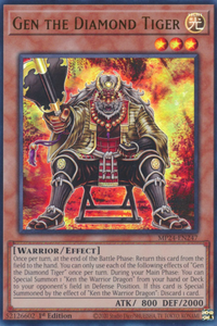 Gen the Diamond Tiger - MP24-EN247 - Ultra Rare 1st Edition