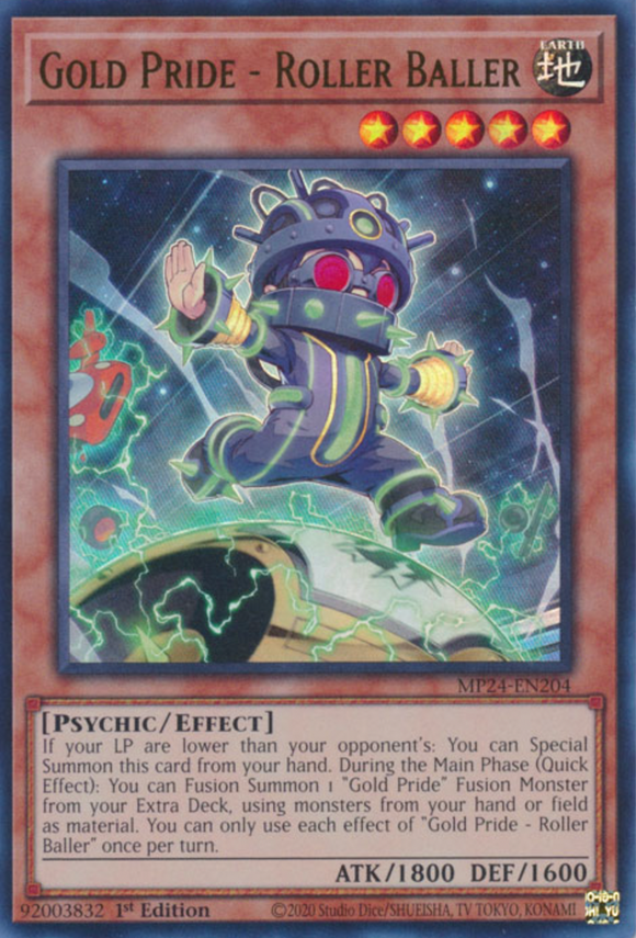 Gold Pride - Roller Baller - MP24-EN204 - Ultra Rare 1st Edition