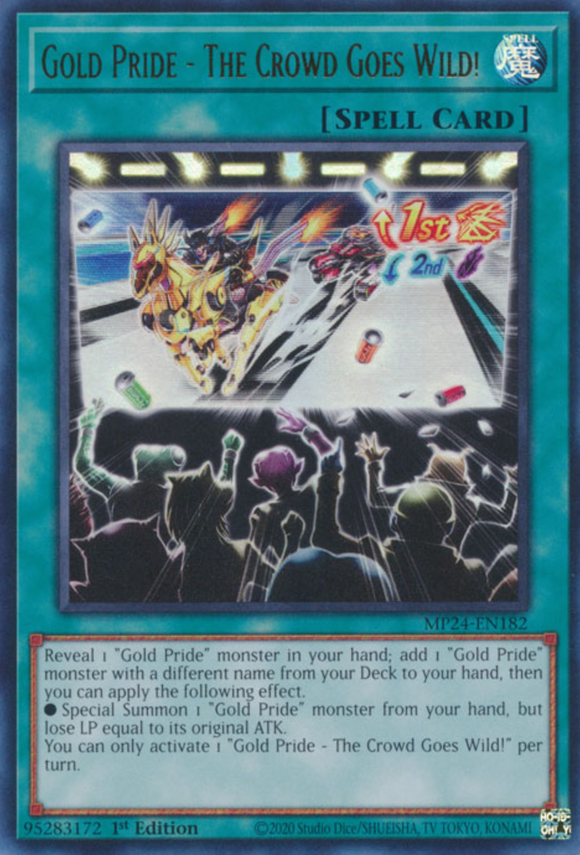 Gold Pride - The Crowd Goes Wild! - MP24-EN182 - Ultra Rare 1st Edition