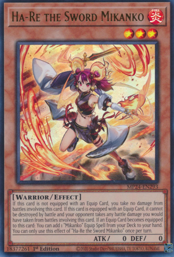 Ha-Re the Sword Mikanko - MP24-EN293 - Ultra Rare 1st Edition