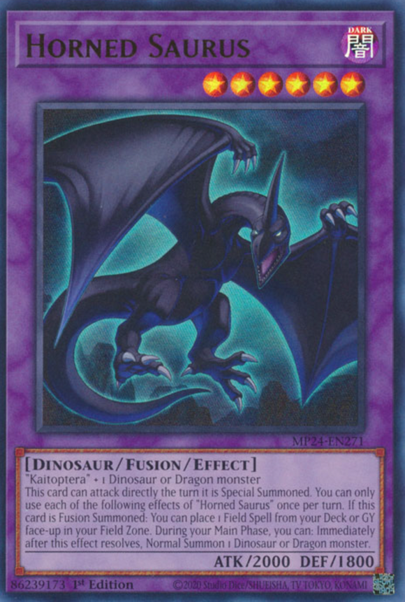 Horned Saurus - MP24-EN271 - Ultra Rare 1st Edition