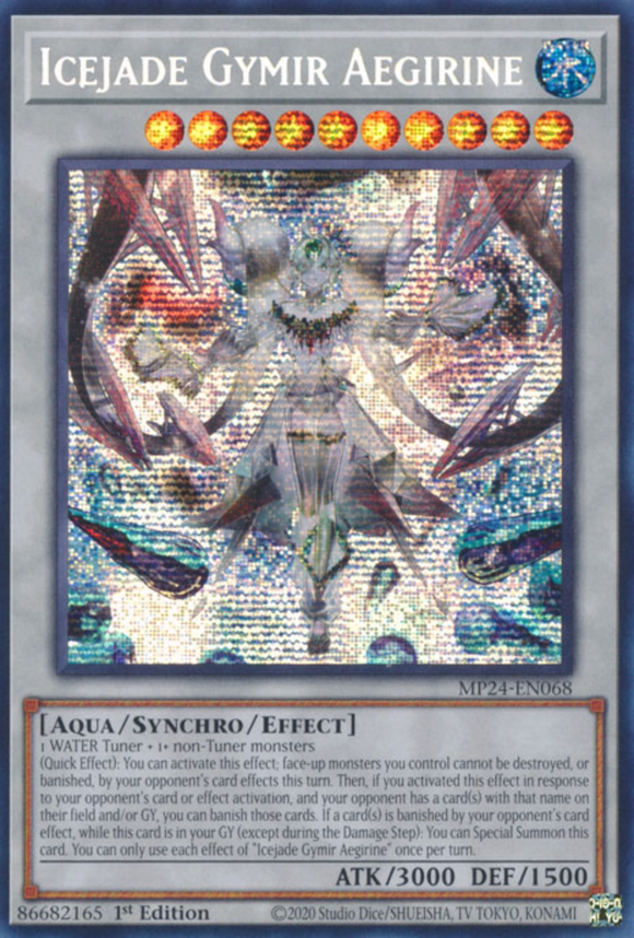 Icejade Gymir Aegirine - MP24-EN068 - Prismatic Secret Rare 1st Edition