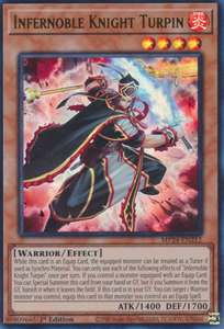 Infernoble Knight Turpin - MP24-EN212 - Ultra Rare 1st Edition
