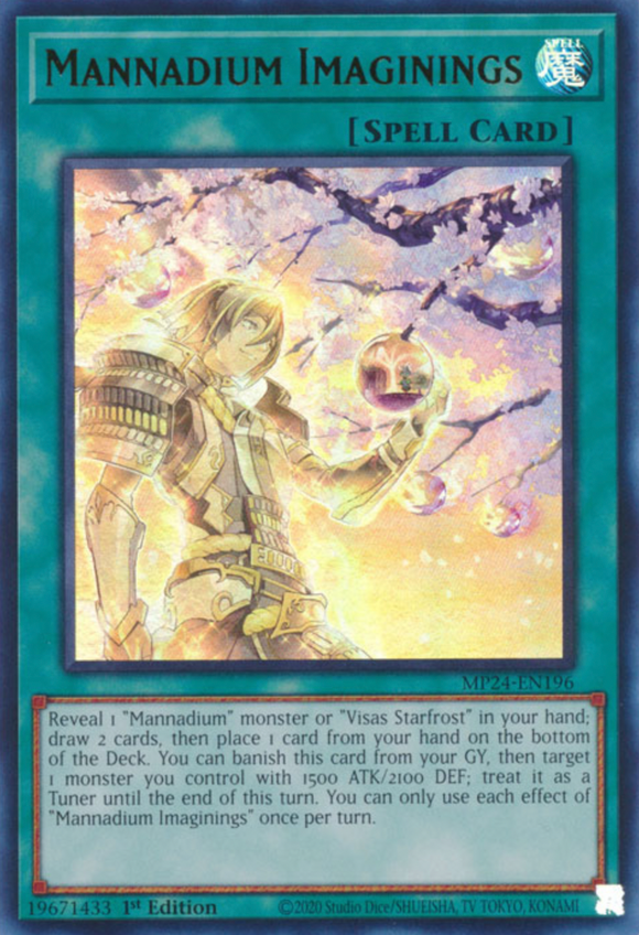 Mannadium Imaginings - MP24-EN196 - Ultra Rare 1st Edition