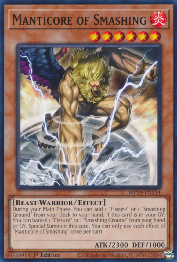 Manticore of Smashing - MP24-EN314 - Common 1st Edition