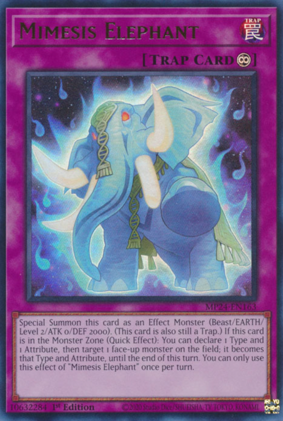 Mimesis Elephant - MP24-EN163 - Ultra Rare 1st Edition