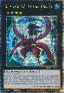 Number 32: Shark Drake - MP24-EN033 - Quarter Century Rare 1st Edition