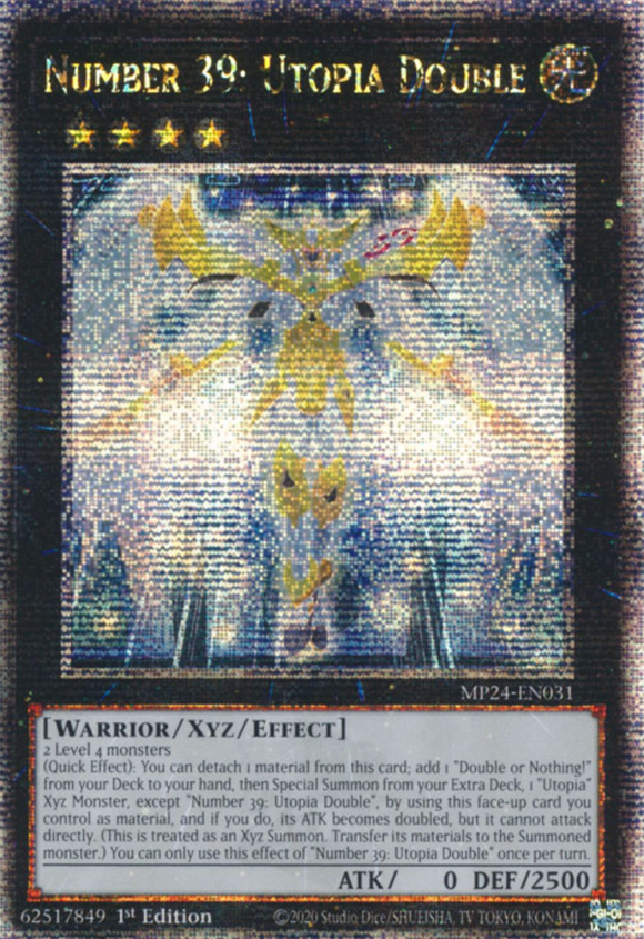 Number 39: Utopia Double - MP24-EN031 - Quarter Century Rare 1st Edition