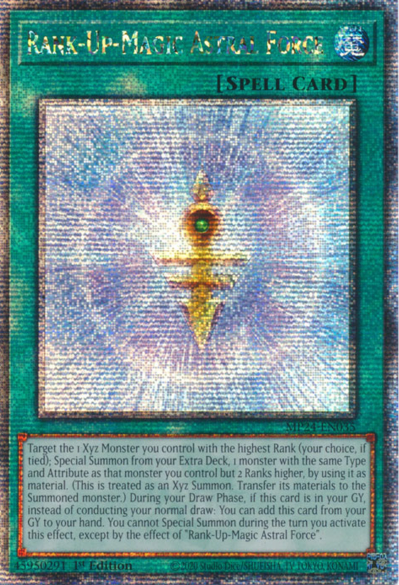 Rank-Up-Magic Astral Force - MP24-EN035 - Quarter Century Rare 1st Edition