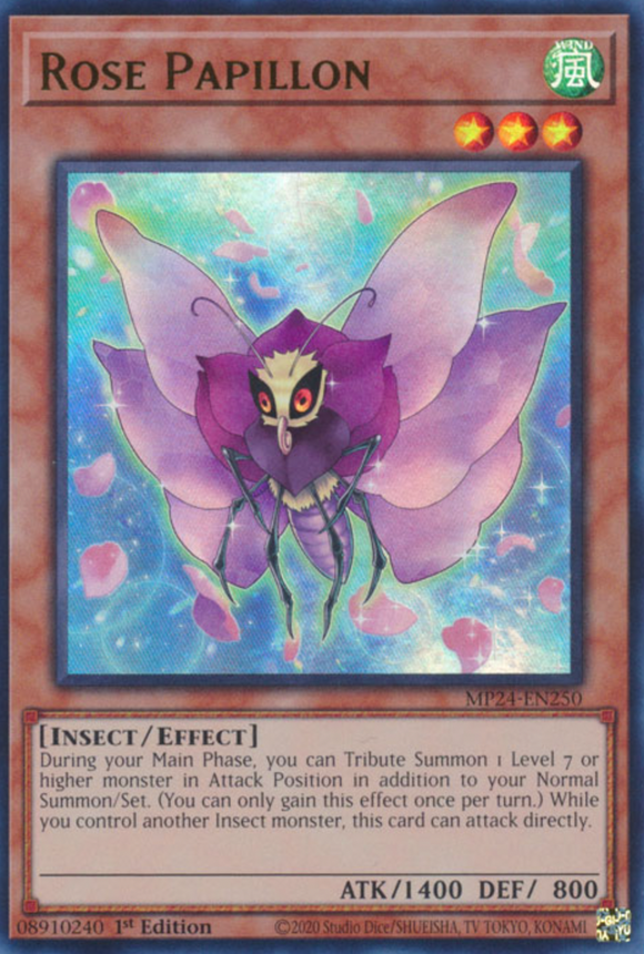 Rose Papillon - MP24-EN250 - Ultra Rare 1st Edition