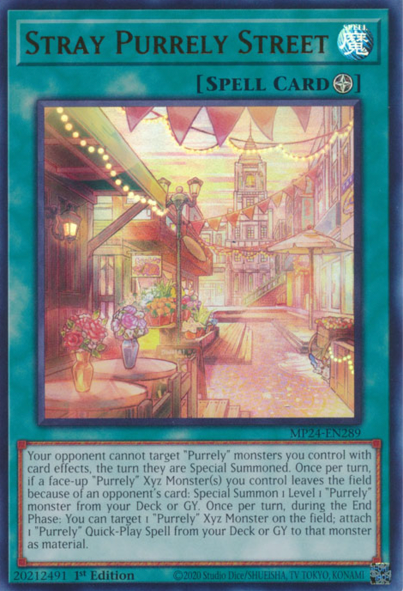 Stray Purrely Street - MP24-EN289 - Ultra Rare 1st Edition