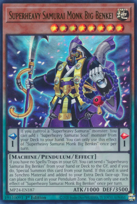 Superheavy Samurai Monk Big Benkei - MP24-EN187 - Ultra Rare 1st Edition