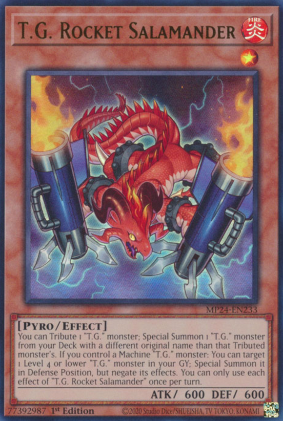 T.G. Rocket Salamander - MP24-EN233 - Ultra Rare 1st Edition
