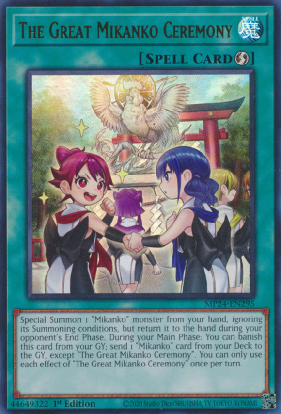 The Great Mikanko Ceremony - MP24-EN295 - Ultra Rare 1st Edition