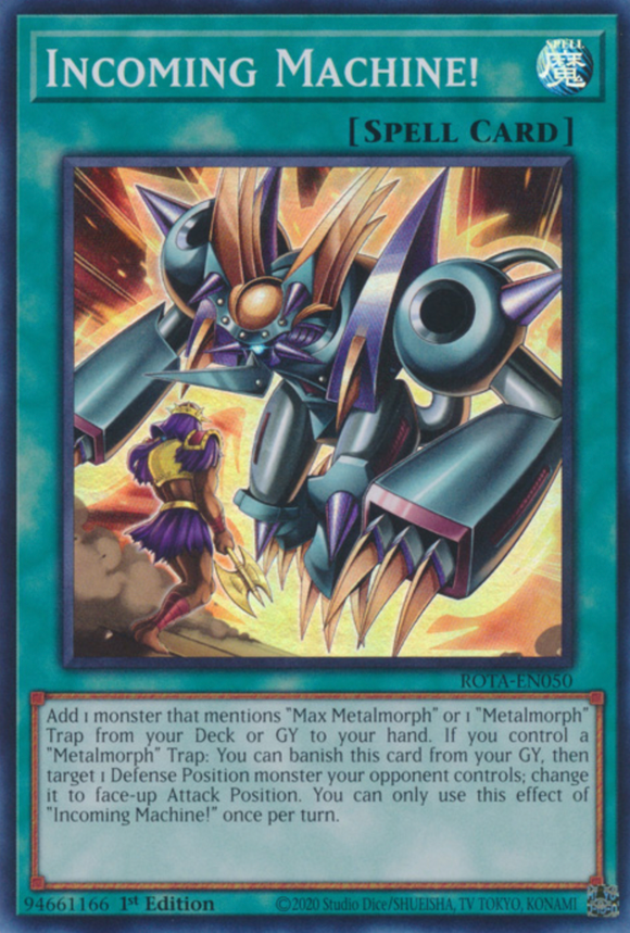 Incoming Machine! - ROTA-EN050 - Super Rare 1st Edition