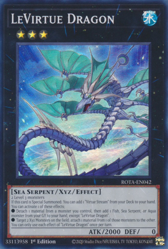 LeVirtue Dragon - ROTA-EN042 - Super Rare 1st Edition