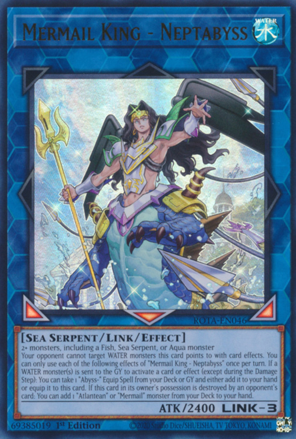 Mermail King - Neptabyss - ROTA-EN046 - Ultra Rare 1st Edition