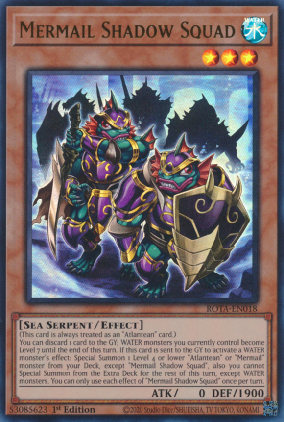 Mermail Shadow Squad - ROTA-EN018 - Ultra Rare 1st Edition