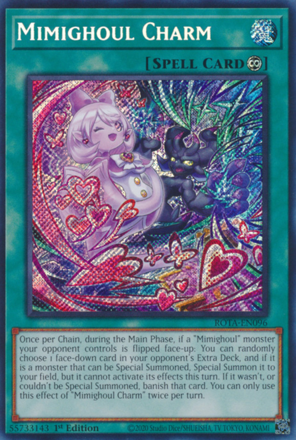 Mimighoul Charm - ROTA-EN096 - Secret Rare 1st Edition