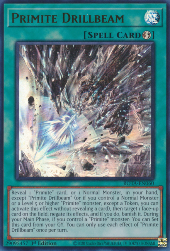 Primite Drillbeam - ROTA-EN060 - Ultra Rare 1st Edition