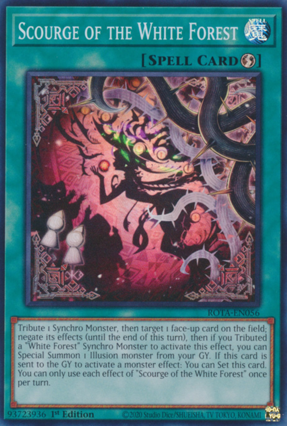 Scourge of the White Forest - ROTA-EN056 - Super Rare 1st Edition
