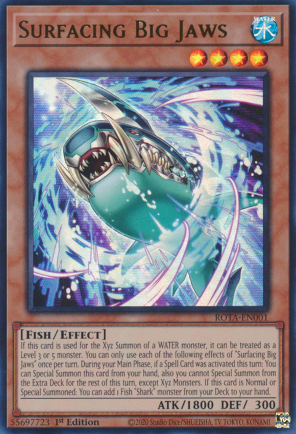 Surfacing Big Jaws - ROTA-EN001 - Ultra Rare 1st Edition
