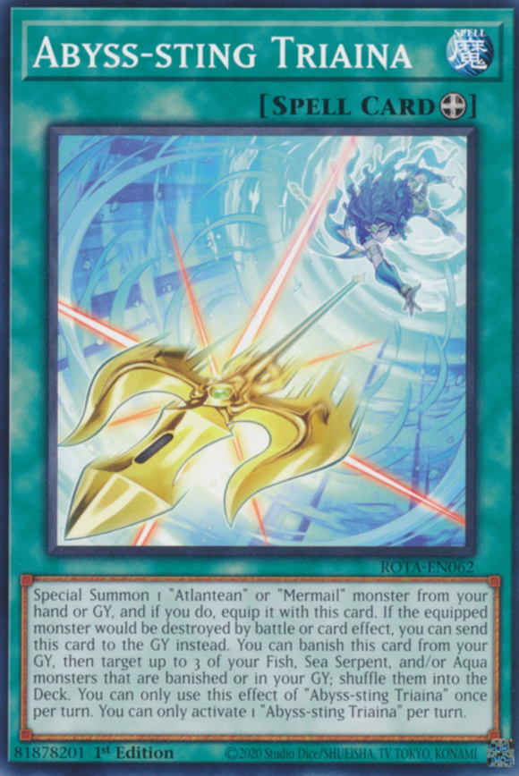 Abyss-sting Triaina - ROTA-EN062 - Common 1st Edition