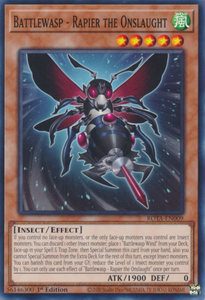 Battlewasp - Rapier the Onslaught - ROTA-EN009 - Common 1st Edition