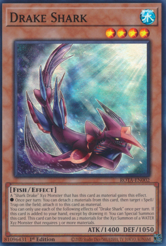Drake Shark - ROTA-EN002 - Super Rare 1st Edition
